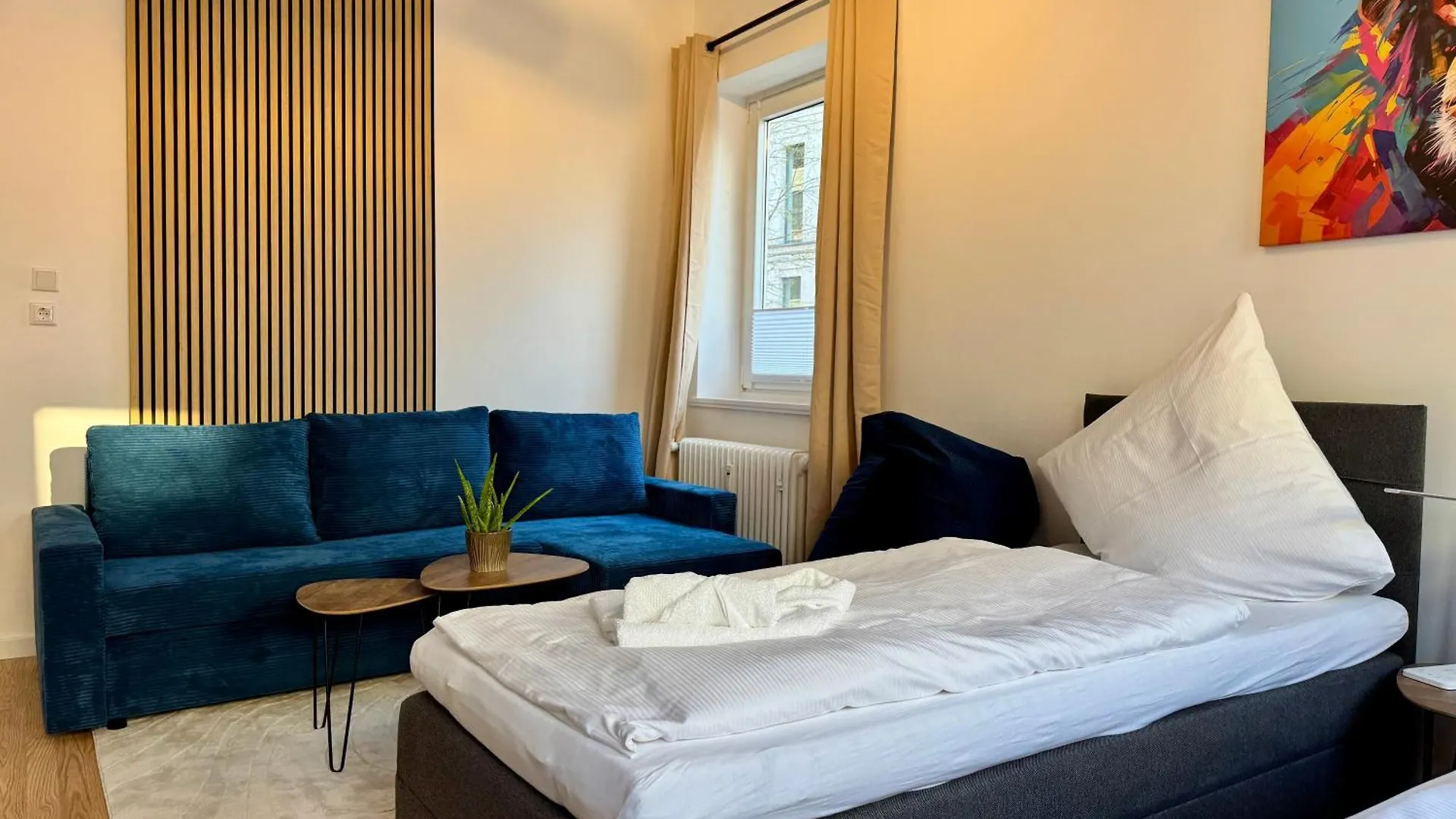 Modernes Apartment 6 Personen Zentral 65Qm Wlan Gehobene Ausstattung 하노버